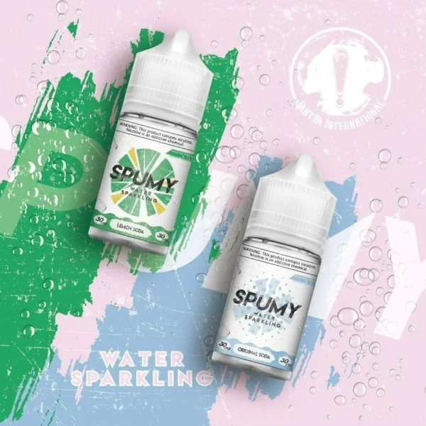 1689832246452352.webp SPUMY 蘇打 煙油 30ml 大容量|還原現開汽水爆爽氣泡口感,搭配 30mg 尼古丁鹽順喉不膩口,通用注油小煙主機