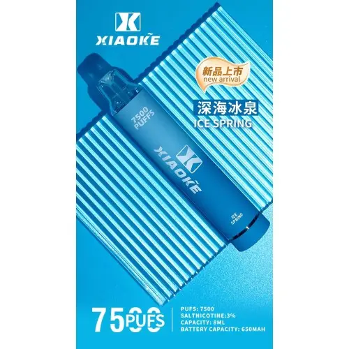 1733109461b2bba99cdb79d794b080ebaf4d0b6590_local-500x500-1.webp XIAOKE 梟客 7500口 拋棄式電子煙|搭載網狀霧化技術與 8ml 長效油艙,具備 650mAh 電池並支援 Type-C 高效快充