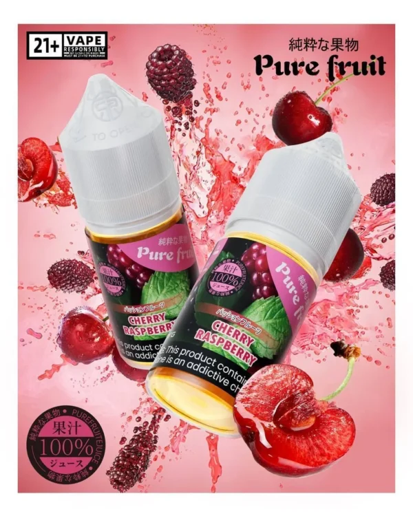 1783411014417.webp Pure Fruit 純粹果物 煙油 30mL|日本原裝進口,主打現榨果汁般爆汁感與清爽順喉不膩口體驗,通用注油小煙主機