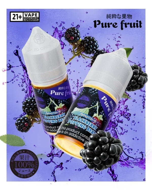 1783411015941.webp Pure Fruit 純粹果物 煙油 30mL|日本原裝進口,主打現榨果汁般爆汁感與清爽順喉不膩口體驗,通用注油小煙主機