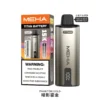 20251216203322.webp MEHA 魅嗨 TITAN 泰坦 15000口 專用換彈式主機|具備 15ml 巨量裝與 3% 尼古丁鹽完美擊喉體驗,配備 600mAh 高續航,使用專用 TITAN 煙彈