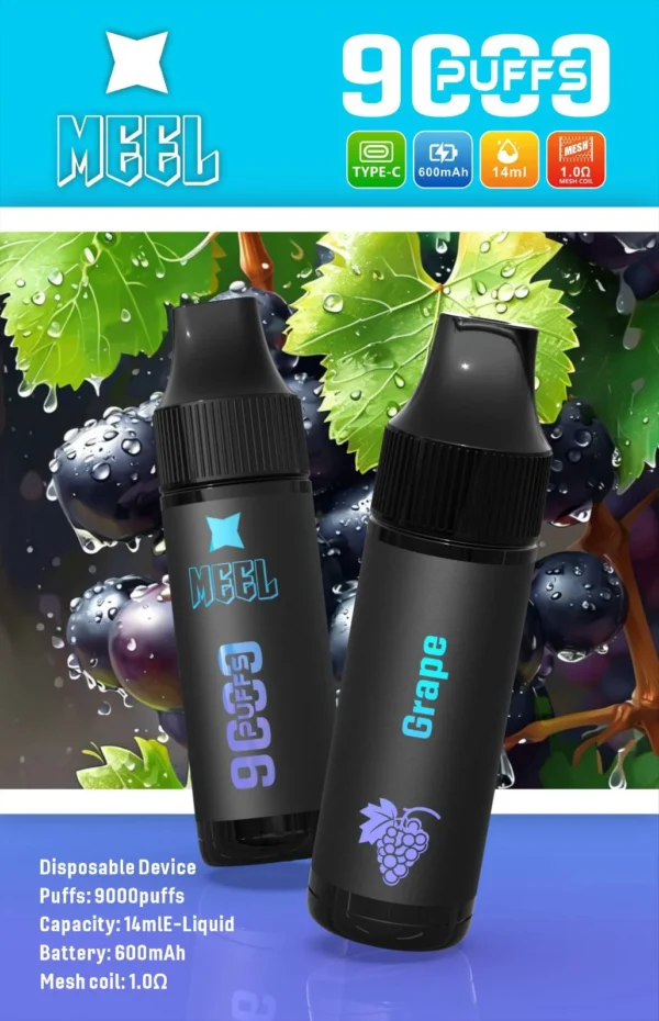356090_0 MEEL Marbo 旗艦級 9000口 拋棄式電子煙|具備 14ml 巨量油倉與 Mesh 網芯強效霧化技術,提供長效穩定的旗艦級體驗