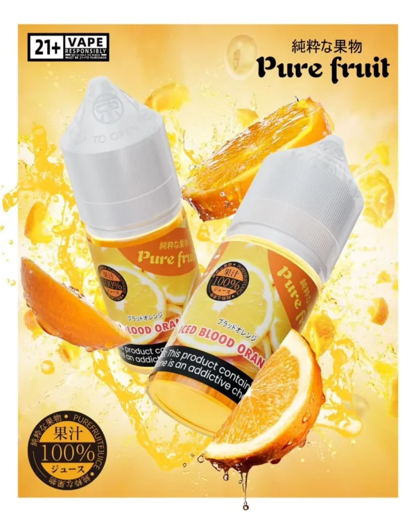 66917329.webp Pure Fruit 純粹果物 煙油 30mL|日本原裝進口,主打現榨果汁般爆汁感與清爽順喉不膩口體驗,通用注油小煙主機