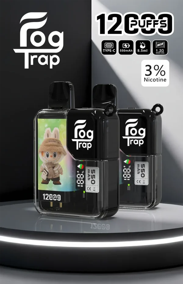 6a24674fcb5d598e7ce25c0dfdb5c85a.webp 【買十送一】Fog Trap 限量聯名 蠟筆小新 × LABUBU 12000口拋棄式電子煙|配備油電數位顯示屏,支援雙檔功率切換