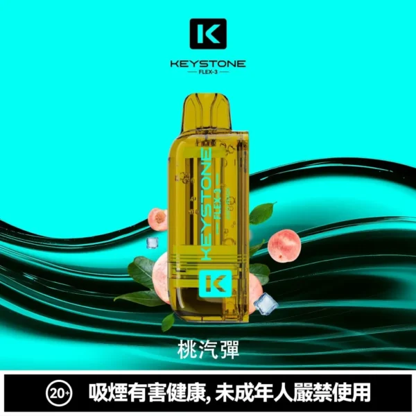 7d729f039d6becf89d2205e6b65db9c2-1024x1024.jpg.webp 【買一盒煙彈送主機】KEYSTONE FLEX-3 鑰石 25000口拋棄式電子煙|15ml透明可視油艙,支援三段功率調節與 Type-C充電