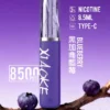 8b2c17ea1d548700b8e9ec2a9e768390.jpg.webp XIAOKE 梟客 8500口拋棄式電子煙|含 8.5ml儲油量與 3%尼古丁鹽,支援 Type-C充電