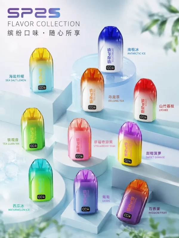 ChatGPT-Image-2026年9月2日-下午11_48_56.webp SP2S 歐洲版 12000口 拋棄式電子煙|具備自帶 LED 電量顯示使電力一目瞭然,採用 10ml 澎湃容量與 500mAh 可充電續航規格