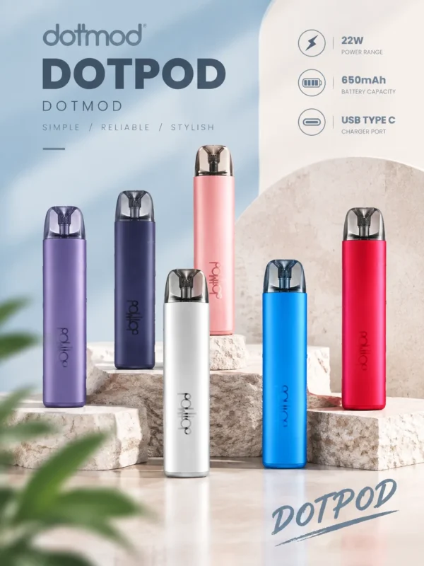 ChatGPT-Image-2026年9月6日-下午05_24_43.webp DotPod GO 注油主機|具備 16W-22W 智慧功率感應調控與側邊微調式氣流結構,可靈活切換抽吸口感,搭載 650mAh 高續航電芯,通用小煙煙油