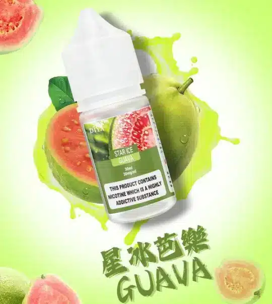 DIYA-煙油-30m-l-POD-專用-台灣-星冰芭樂.webp 【買5瓶送MKG主機】DIYA 叮啞 煙油 30ml 大容量|主打防嗆順口配方,提供 0~50mg 尼古丁鹽多濃度可選,通用注油小煙主機