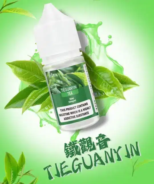 DIYA-煙油-30m-l-POD-專用-台灣-鐵觀音.webp 【買5瓶送MKG主機】DIYA 叮啞 煙油 30ml 大容量|主打防嗆順口配方,提供 0~50mg 尼古丁鹽多濃度可選,通用注油小煙主機