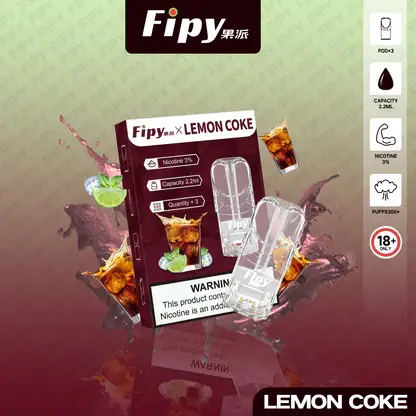 【買三贈主機】Fipy 果派 一代通用煙彈 2.2ml 大容量｜結合透明美學外觀與頂級陶瓷芯，提供 3%尼古丁鹽爆汁口感，通用一代主機