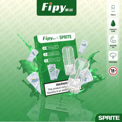 【買三贈主機】Fipy 果派 一代通用煙彈 2.2ml 大容量｜結合透明美學外觀與頂級陶瓷芯，提供 3%尼古丁鹽爆汁口感，通用一代主機