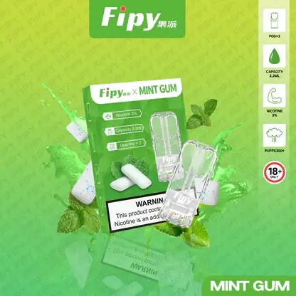【買三贈主機】Fipy 果派 一代通用煙彈 2.2ml 大容量｜結合透明美學外觀與頂級陶瓷芯，提供 3%尼古丁鹽爆汁口感，通用一代主機