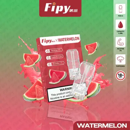【買三贈主機】Fipy 果派 一代通用煙彈 2.2ml 大容量｜結合透明美學外觀與頂級陶瓷芯，提供 3%尼古丁鹽爆汁口感，通用一代主機