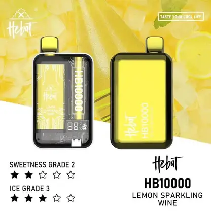 Hebat喜貝拋棄式一次性10000口-4.webp Hebat 喜貝 10000口拋棄式電子煙|15ml大容量與 5%尼古丁鹽,配備 LED 螢幕顯示並支援 Type-C 快充