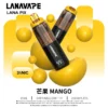 LANA PIX 閃光彈 20000口拋棄式電子煙｜可摺疊式吸嘴，配備 15ml儲油、850mAh電池與 Mesh網芯