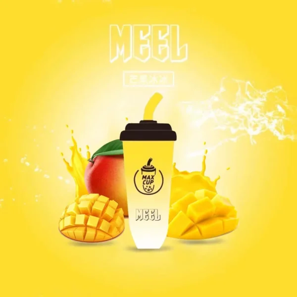 MEEL奶茶杯-芒果2-1000x1000h.webp MEEL 奶茶杯 6000口 拋棄式電子煙|具備 3% 尼古丁鹽順滑不鎖喉與 15ml 巨無霸油量,支援智慧 Type-C 快充實現長效續航不斷電
