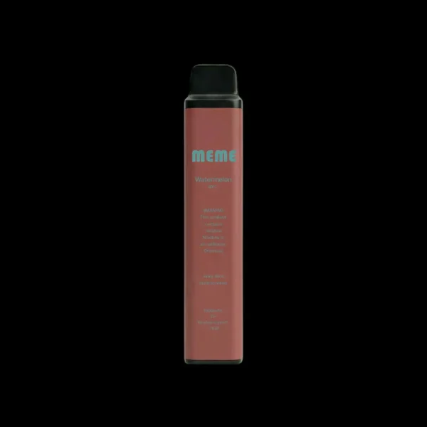MEME-Watermelon.webp MEME 韓國熱銷 7000口 拋棄式電子煙|具備 3%尼古丁鹽黃金配比與細膩絲滑口感,完美呈現極致韓系調香層次感