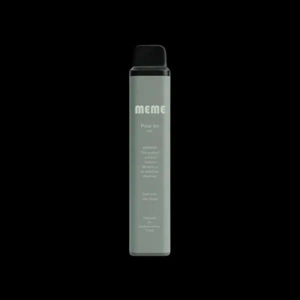 MEME-polar-ice.webp MEME 韓國熱銷 7000口 拋棄式電子煙|具備 3%尼古丁鹽黃金配比與細膩絲滑口感,完美呈現極致韓系調香層次感