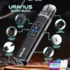 MP-Uranus-1080x1350px-New-Product-Glossy-Black.webp SP2S 天王星 Uranus 開放式注油小煙主機|具備最大 30W 多檔調節爆發輸出與 1000mAh 大電量,搭配 0.96 吋液晶屏精準顯示,內含 0.6Ω/0.8Ω 空彈並通用小煙煙油