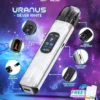 MP-Uranus-1080x1350px-New-Product-Silver-White.webp SP2S 天王星 Uranus 開放式注油小煙主機|具備最大 30W 多檔調節爆發輸出與 1000mAh 大電量,搭配 0.96 吋液晶屏精準顯示,內含 0.6Ω/0.8Ω 空彈並通用小煙煙油
