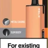 RELX悅刻x-box-16000口拋棄式電子煙-橙色主機.webp RELX 悅刻 X-BOX 16000口專用換彈拋棄式電子煙套裝|支援 12W-16W雙段功率調節,搭載 Mesh網狀芯與 3%尼古丁鹽