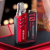 SP2S 思博瑞 MAX 專用換彈主機｜內建高清顯示螢幕即時監控，配備 6W-17W 寬幅功率調節與 800mAh 超強續航，專適配 MAX 煙彈系統