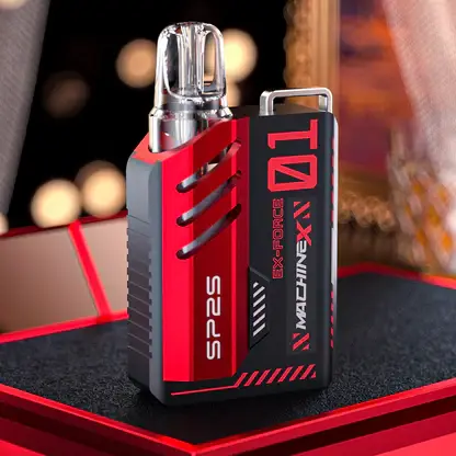 SP2S 思博瑞 MAX 專用換彈主機｜內建高清顯示螢幕即時監控，配備 6W-17W 寬幅功率調節與 800mAh 超強續航，專適配 MAX 煙彈系統