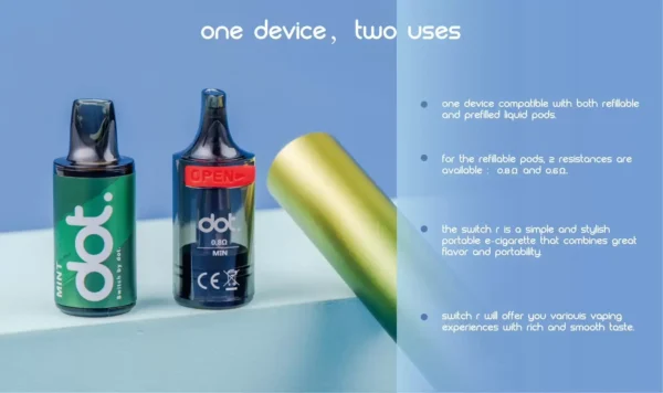 S__85131341_0.jpg.webp DOT switch 佩特里 升級款 專用主機|具備 550mAh 高續航電芯與穩壓輸出不燒焦技術,採用金屬防刮塗層結合終極防漏結構,支援 Type-C 快充,專用 DOT switch 煙彈