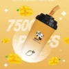 VAKA 奶茶杯 7500口 拋棄式電子煙｜具備 15ml 巨量裝與冰感水果奶茶系專屬口味，採用 3% 尼古丁鹽順滑擊喉感，搭配萌熊貓造型與 600mAh 可充電續航
