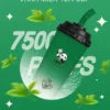 VAKA 奶茶杯 7500口 拋棄式電子煙｜具備 15ml 巨量裝與冰感水果奶茶系專屬口味，採用 3% 尼古丁鹽順滑擊喉感，搭配萌熊貓造型與 600mAh 可充電續航