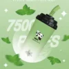 VAKA 奶茶杯 7500口 拋棄式電子煙｜具備 15ml 巨量裝與冰感水果奶茶系專屬口味，採用 3% 尼古丁鹽順滑擊喉感，搭配萌熊貓造型與 600mAh 可充電續航