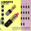 LANA PIX 閃光彈 20000口拋棄式電子煙｜可摺疊式吸嘴，配備 15ml儲油、850mAh電池與 Mesh網芯