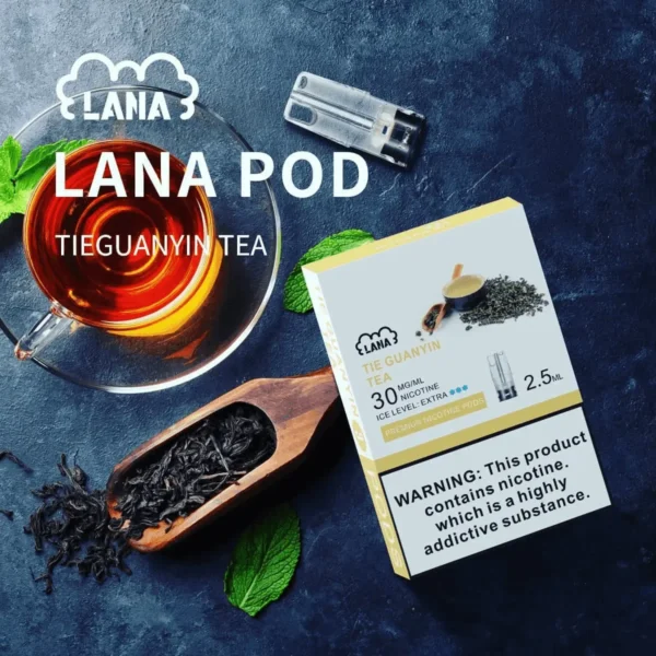 LANA 一代通用煙彈（3顆裝）｜具備吸氣即亮炫彩特效與升級陶瓷芯純淨口感，採用 2.5ml 大容量設計，通用一代主機