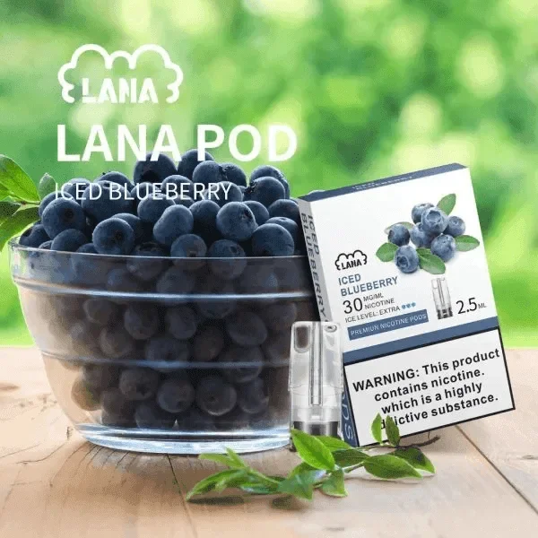 LANA 一代通用煙彈（3顆裝）｜具備吸氣即亮炫彩特效與升級陶瓷芯純淨口感，採用 2.5ml 大容量設計，通用一代主機