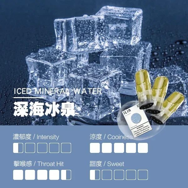 image-559.webp ILIA 哩亞 一代通用煙彈 三顆裝|透明油艙餘量可見與防漏升級設計,含 3%尼古丁鹽且適配一代主機