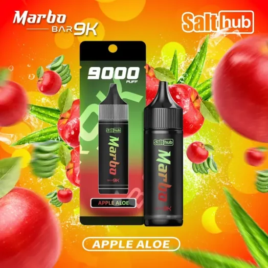 marbo-9k-apple-aloe-524x524-1.webp Marbo Bar 泰國熱銷 9000口拋棄式電子煙|14ml 大容量,搭載 Mesh 網狀霧化芯與自定義可調氣流設計