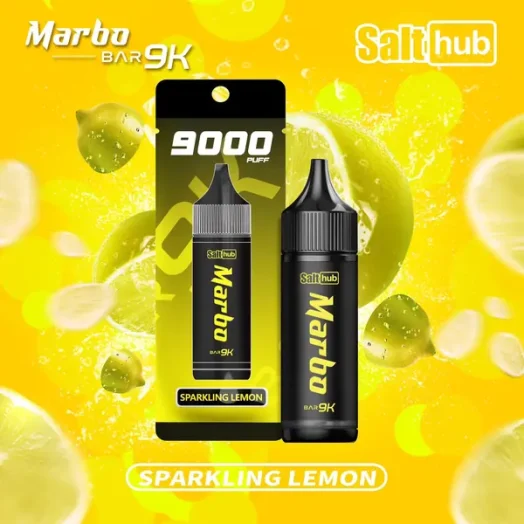 marbo-9k-sparkling-lemon-524x524-1.webp Marbo Bar 泰國熱銷 9000口拋棄式電子煙|14ml 大容量,搭載 Mesh 網狀霧化芯與自定義可調氣流設計