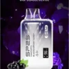 SP2S 思博瑞 GEM 9000口 拋棄式電子煙｜擁有 9000口巨量裝煙油續航天花板與 600mAh 大電量支援快充，結合透明水晶質感與智能顯示螢幕