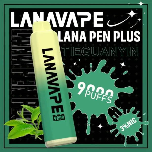 圖片_20260721191225-768x768-1.webp LANA PEN PLUS 9000口拋棄式電子煙|15ml儲油搭配 3%尼古丁鹽,配備 Mesh網芯並支援 Type-C充電