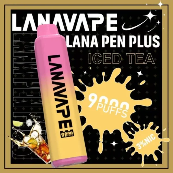圖片_20260721191334-768x768-1.webp LANA PEN PLUS 9000口拋棄式電子煙|15ml儲油搭配 3%尼古丁鹽,配備 Mesh網芯並支援 Type-C充電