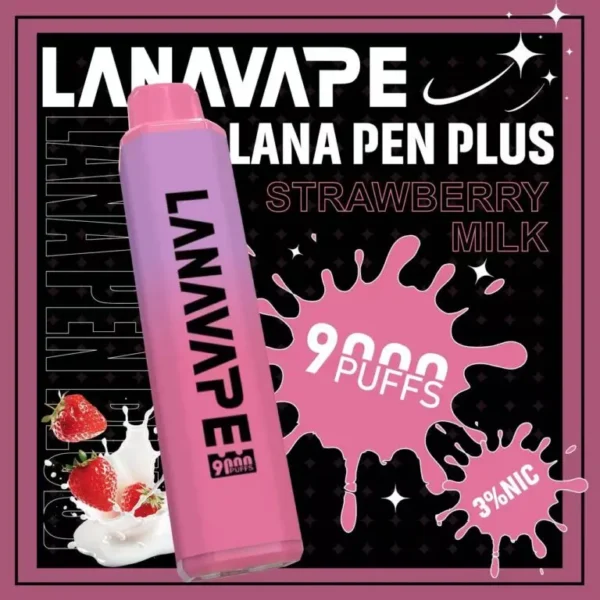圖片_20260721191409-768x768-1.webp LANA PEN PLUS 9000口拋棄式電子煙|15ml儲油搭配 3%尼古丁鹽,配備 Mesh網芯並支援 Type-C充電