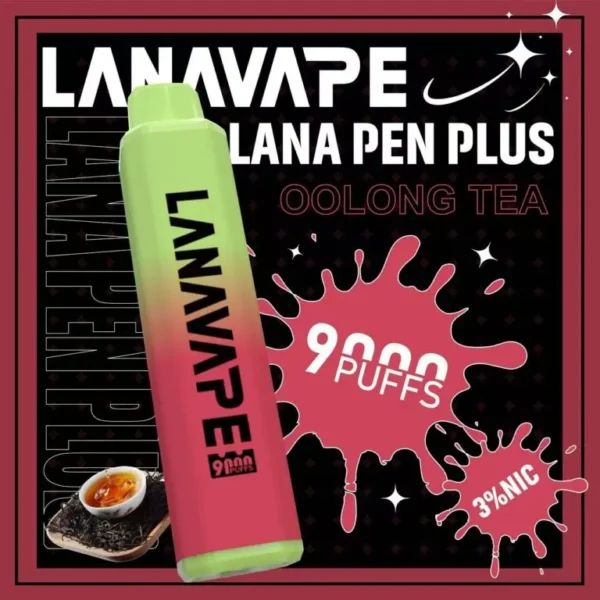 圖片_20260721191435-768x768-1.webp LANA PEN PLUS 9000口拋棄式電子煙|15ml儲油搭配 3%尼古丁鹽,配備 Mesh網芯並支援 Type-C充電