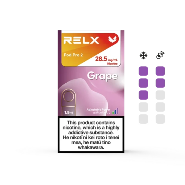 多汁葡萄.webp 【買三盒加購350贈主機 買十贈二】RELX 悅刻 六代煙彈|防漏磁吸結構搭配升級陶瓷網狀芯,提供 3%~5% 尼古丁鹽順滑擊喉感,四/五/六代主機通用