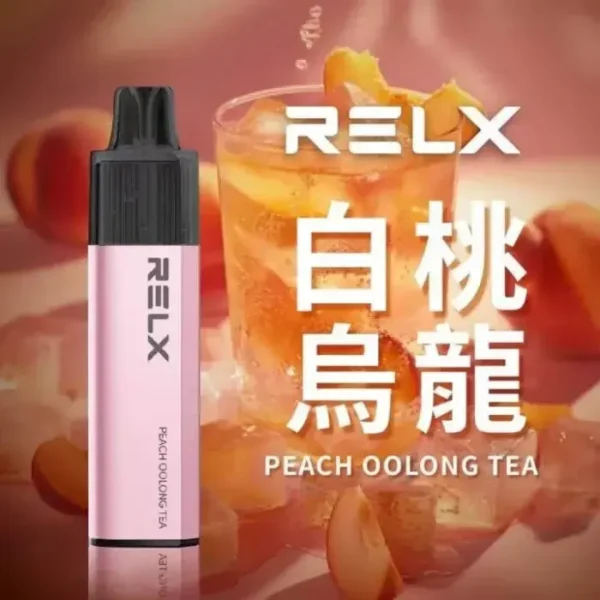 白桃乌龙-02.webp RELX 悅刻 GA 8000口 拋棄式電子煙|升級陶瓷芯純淨還原,具備 15ml 長效容量與 1100mAh 獨家真免充電設計,輸出持續穩定