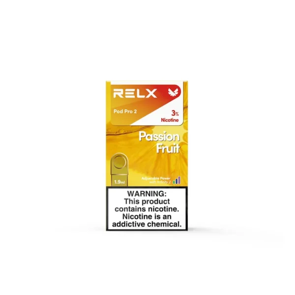 百香果.webp 【買三盒加購350贈主機 買十贈二】RELX 悅刻 六代煙彈|防漏磁吸結構搭配升級陶瓷網狀芯,提供 3%~5% 尼古丁鹽順滑擊喉感,四/五/六代主機通用