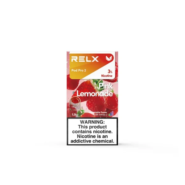 粉紅檸檬.webp 【買三盒加購350贈主機 買十贈二】RELX 悅刻 六代煙彈|防漏磁吸結構搭配升級陶瓷網狀芯,提供 3%~5% 尼古丁鹽順滑擊喉感,四/五/六代主機通用