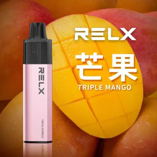 芒果-02.webp RELX 悅刻 GA 8000口 拋棄式電子煙|升級陶瓷芯純淨還原,具備 15ml 長效容量與 1100mAh 獨家真免充電設計,輸出持續穩定